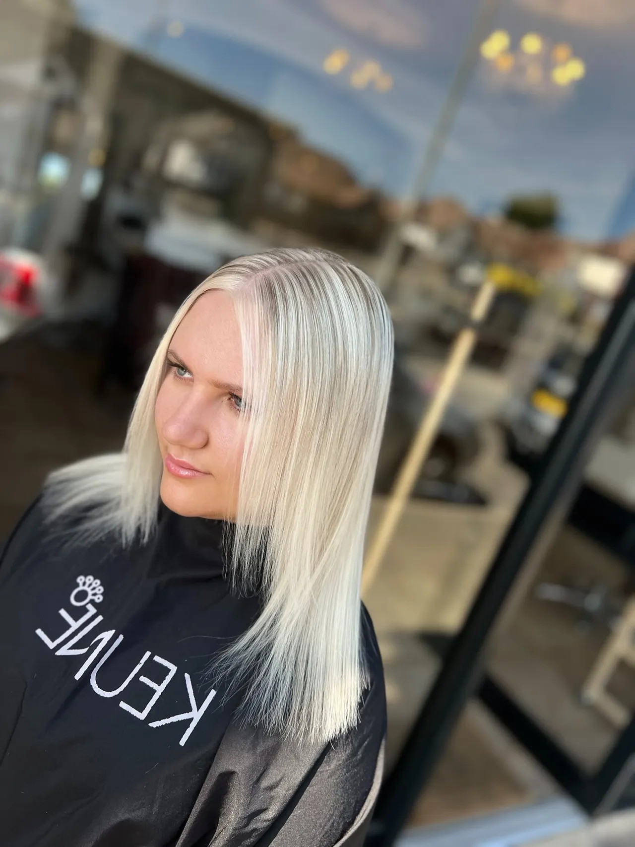 Hair after full head highlights at Esther Alexander in Ewell