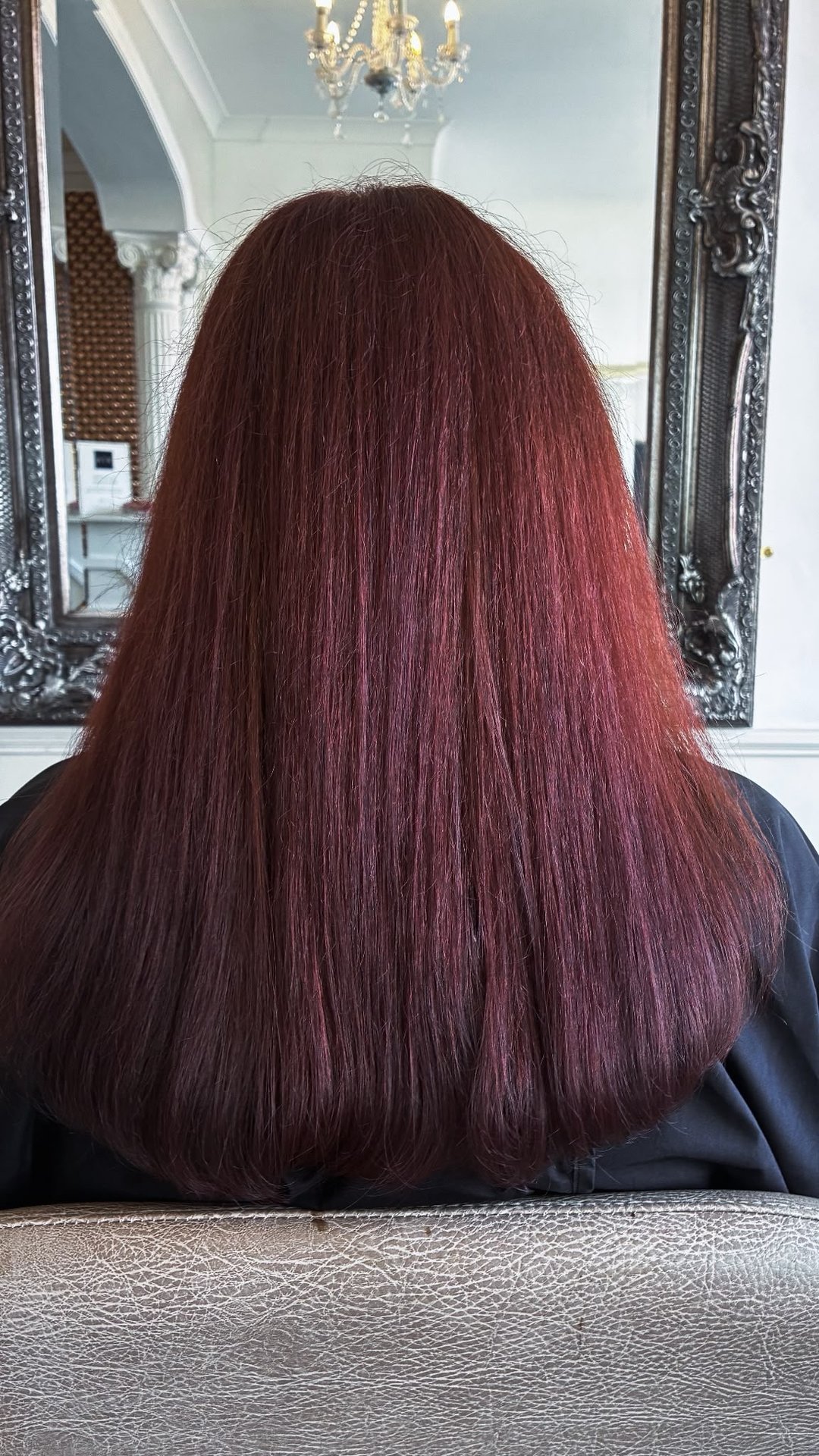 Hair after glossing at Esther Alexander in Ewell