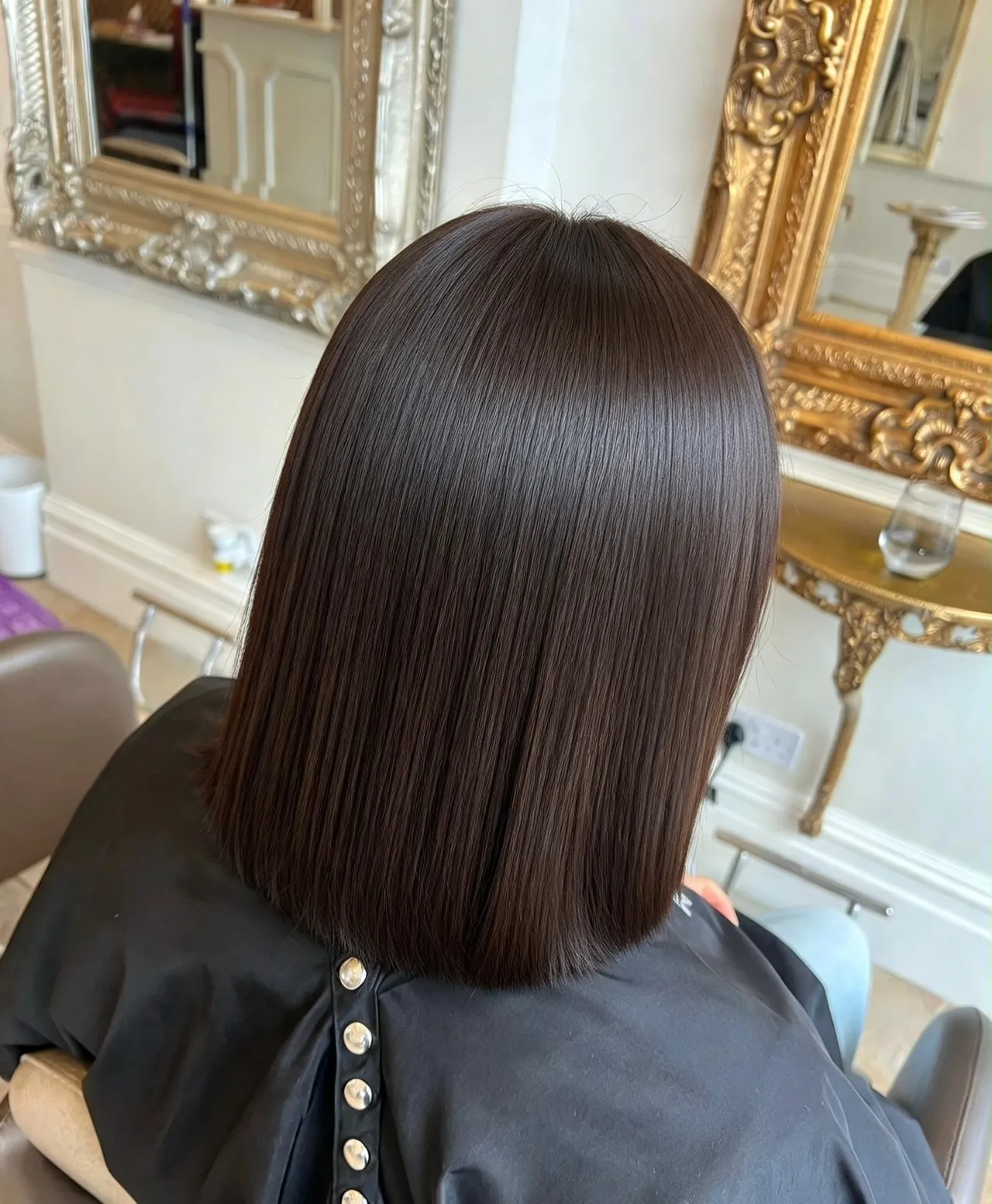 Hair after a full-length tint and cut & blow-dry at Esther Alexander in Ewell